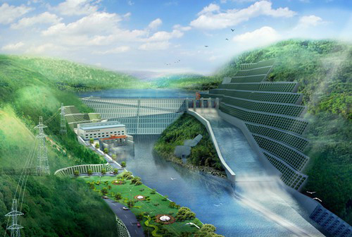 塔洋镇老挝南塔河1号水电站项目